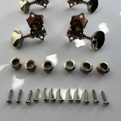 Waverly Guitar Tuners with Butterbean Knobs for Solid Pegheads image 4