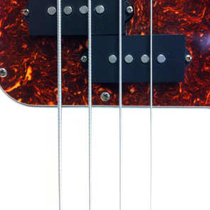 1994 Fender Squier Series Precision Bass P Bass Arctic White w/ bag image 5