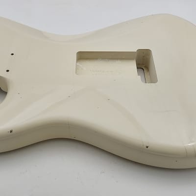 4lbs 1oz BloomDoom Nitro Lacquer Aged Relic Vintage White HSS S-Style Vintage Custom Guitar Body image 11