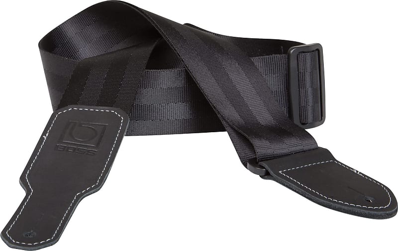 Boss Nylon Seatbelt Guitar Strap - Black image 1