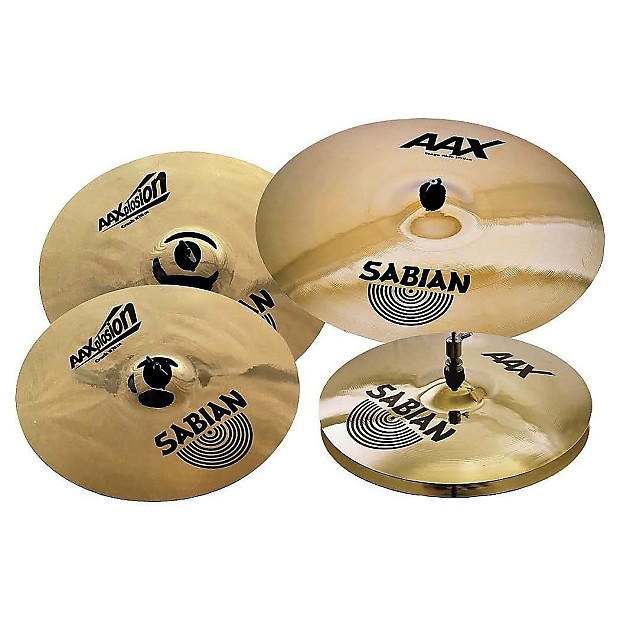 Sabian 25005XB Raw Xplosion 14/16/21/18" Cymbal Pack image 1