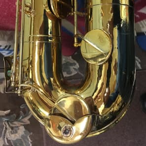 H Couf Superba II Low Bb Baritone Saxophone Gold Lacquer(Keilworth) image 5