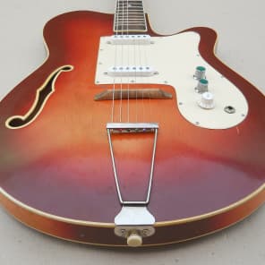 Hora Reghin Vintage '60s Romanian Archtop Electric Guitar(restoration project) image 5