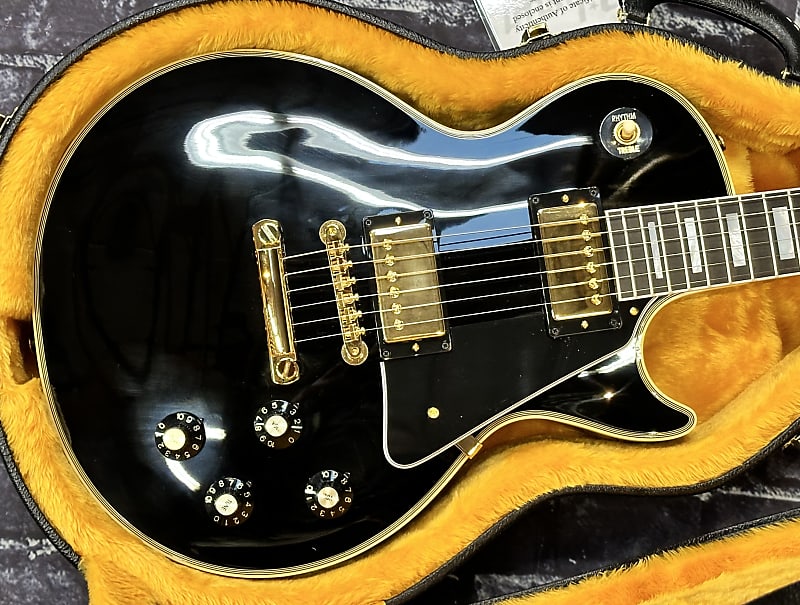 Gibson Custom Shop 1968 Les Paul Custom Ebony New Unplayed Auth Dlr 9lb 9oz #038 image 1
