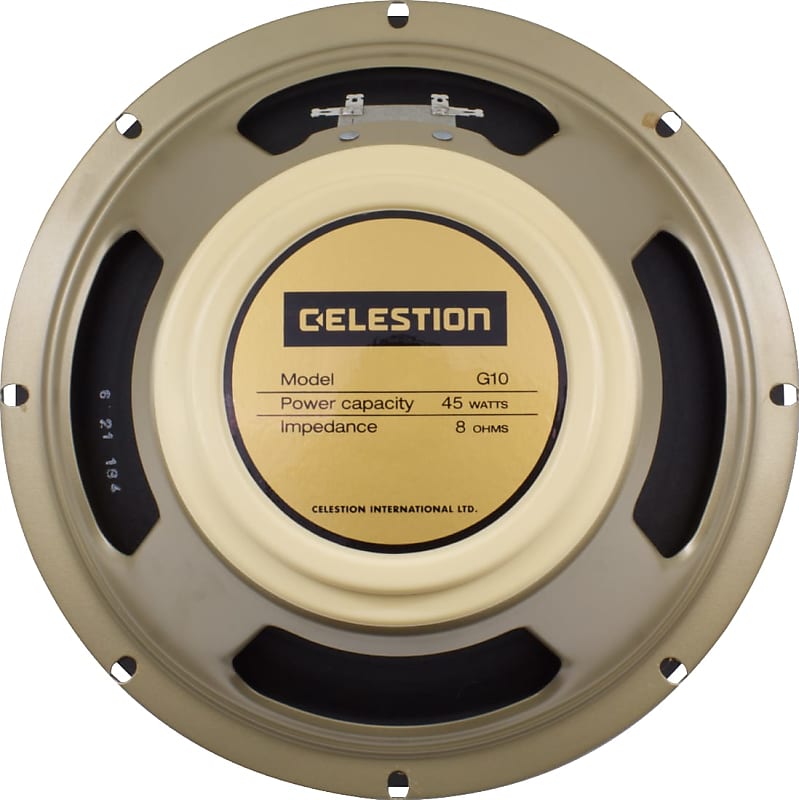 Speaker - Celestion, 10", G10 Creamback, 45W, Impedance: 8 Ohm image 1