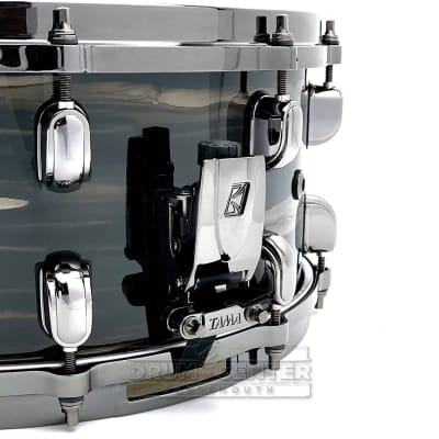 Tama Starclassic Walnut/Birch Snare Drum 14x6.5 Lacquered Charcoal Oyster image 3