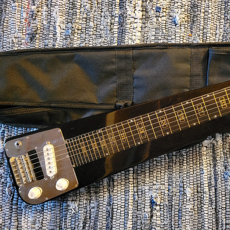 Artisan Lap Steel Guitar Black Sparkle Reverb