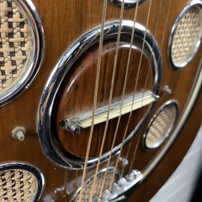1970's Orpheum Resonator Acoustic Guitar - Del Vecchio Dinamico Replica image 8