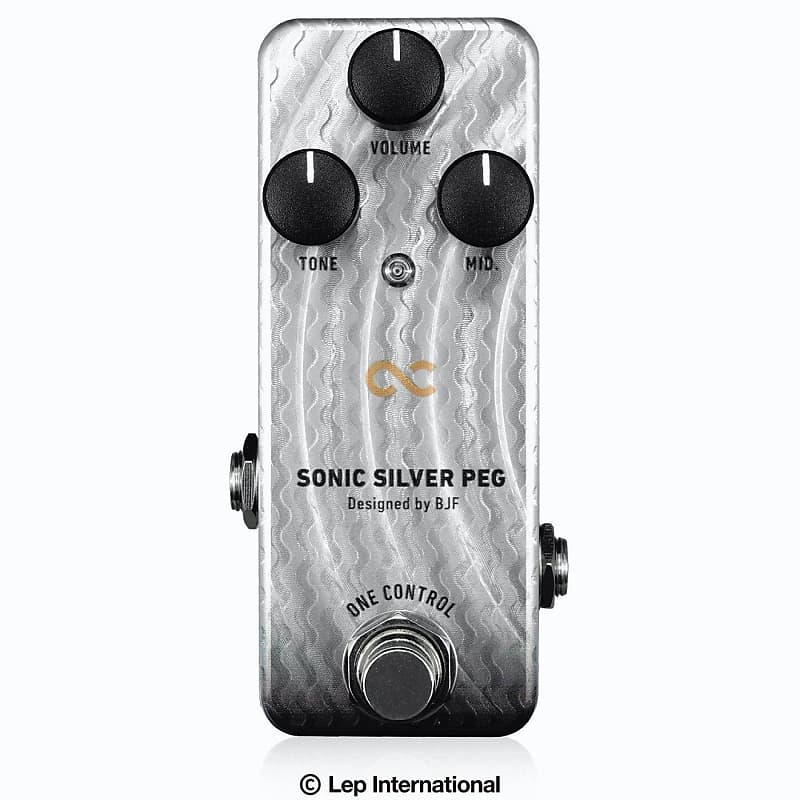 One Control Sonic Silver PEG Bass Pre-amp - BJF Series Effects Pedal for Electric Bass - NEW! image 1