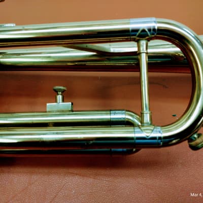 Olympian trumpet 1980s or 1990s - lacquered brass image 7