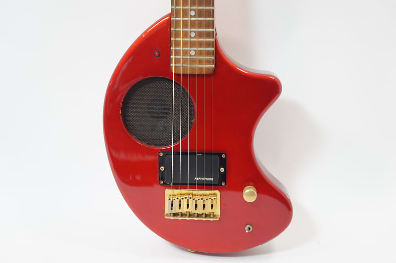 Fernandes ZO-3C NOMAD Metallic Red Gold Parts Built-in Amp