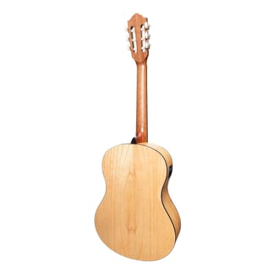 Martinez 'Slim Jim' Full Size Student Classical Guitar Pack with Built In Tuner (Mindi-Wood) image 3