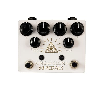 68 Pedals King of Clone Dual Overdrive Distortion Pedal