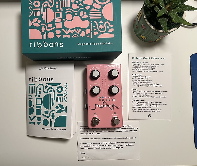 Kinotone Ribbons Stereo Tape Emulator Reverb