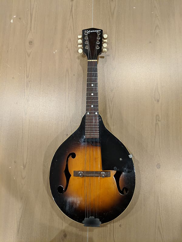 Kalamazoo Mandolin w/ Barcus Berry Pickup 1940's Sunburst image 1