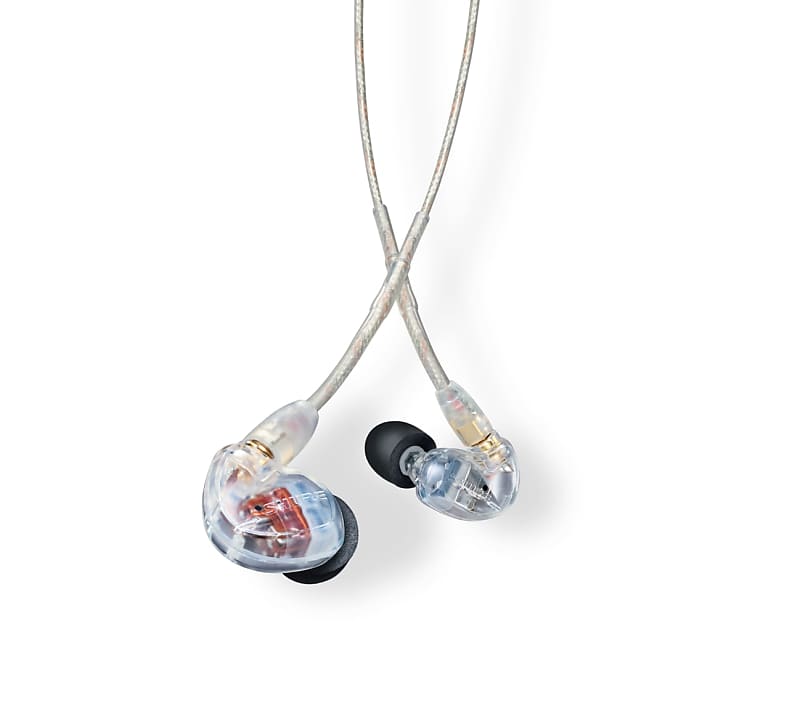 Shure SE535-CL In-Ear Monitoring Triple High Driver, Clear image 1