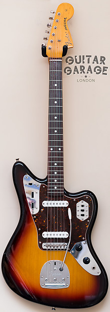 2006 Fender Japan Jaguar 66 Vintage Reissue Sunburst offset guitar - CIJ