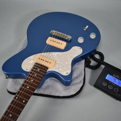 Koll Junior Glide Special Lake Placid Blue Left-Handed Electric Guitar w/OHSC image 22