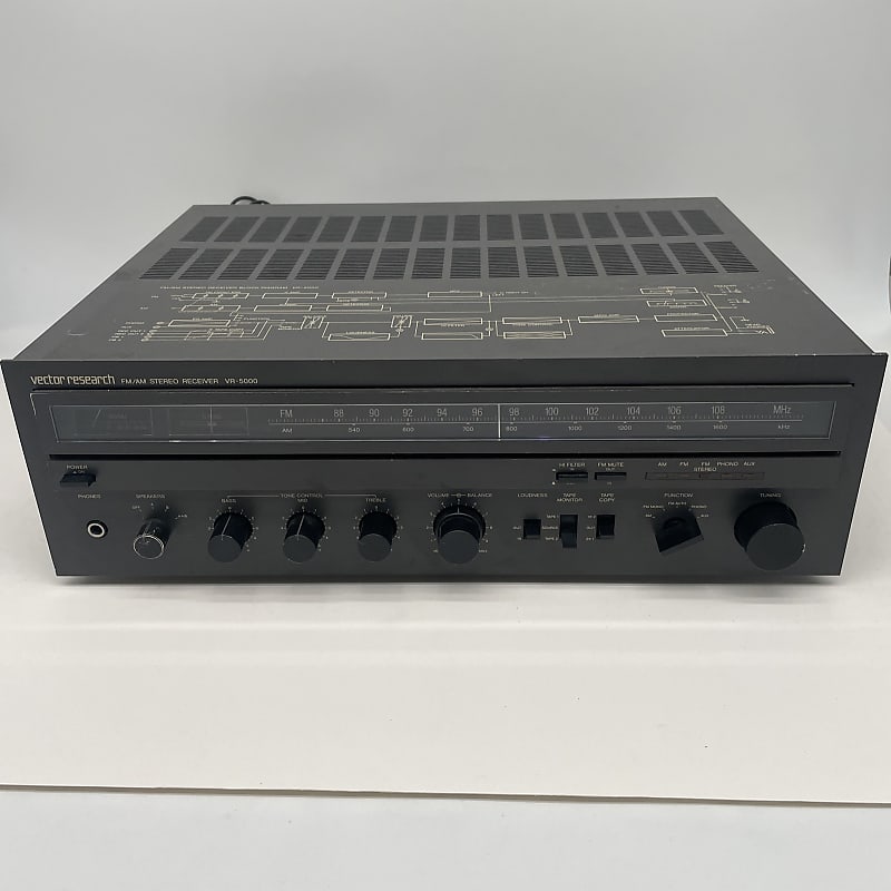 Vector Research VR-5000 VTG Hi Fi Receiver Tuner Integrated Amp W/ Phono  			