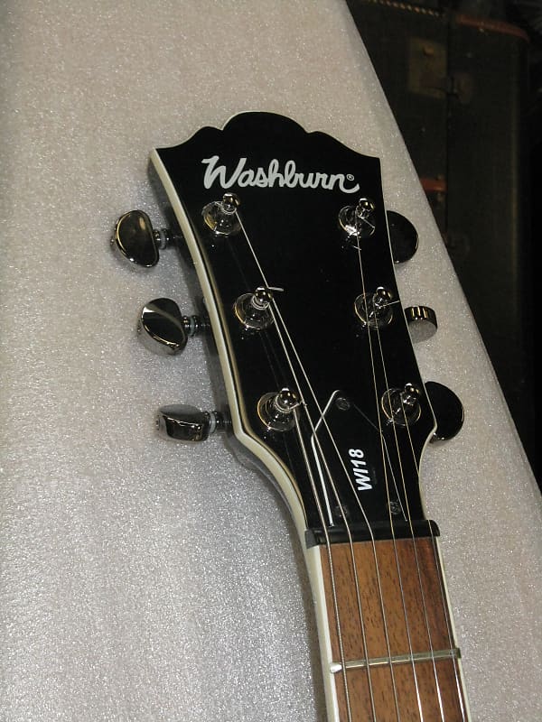 Washburn WI18 Idol 2008 Trans Black Quilted Maple Top Set
