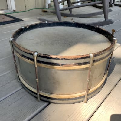 Lyon & Healy Snare Drum 15.5” x 6”- Vintage Military Snare Late 1800’s to Early 1900’s Aluminum image 3
