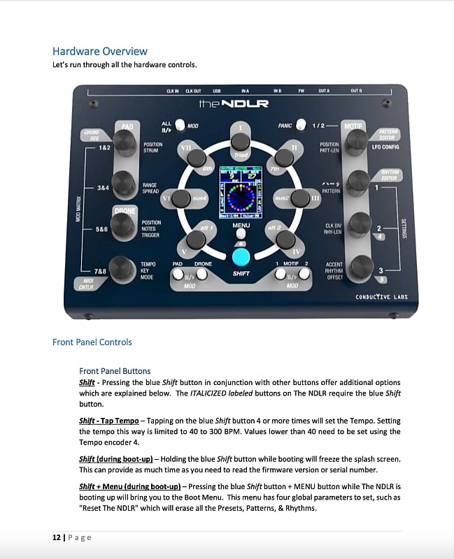 Conductive Labs NDLR Rev2, Complex MIDI Arpeggiator