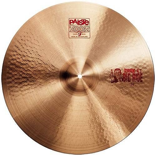 Paiste 2002 Series 24 Inch Big Ride Cymbal with Smooth & Fairly Integrated Bell Character (1061824) image 1