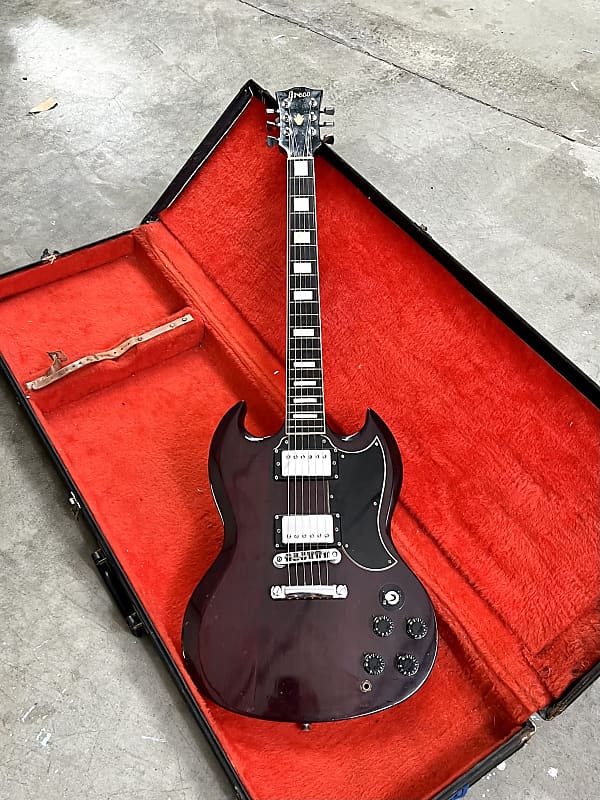 Greco SG SS-600 c 1970's Oxblood original vintage MIJ Japan