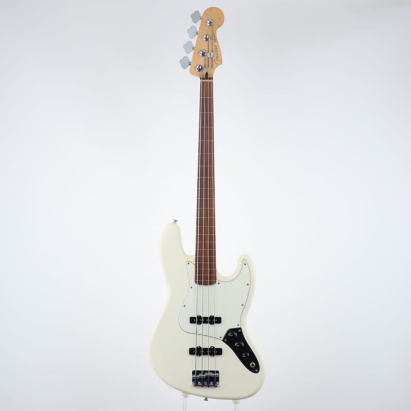 Fender Mexico Fender Mexico Player Jazz Bass Fretless Polar White [SN  MX18047018] (04/01)