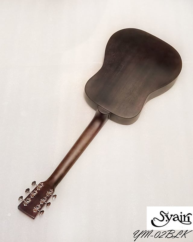 S.yairi YM-02 BLK mahogany Mini acoustic guitar Satin
