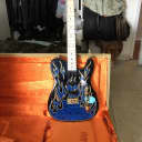 Fender James Burton Artist Series Signature Telecaster 2009 Blue Paisley Flames