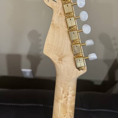 Fender Custom Shop Limited Edition 75th Anniversary Stratocaster 5A Birdseye Maple Neck Rosewood Fingerboard NOS Diamond White Pearl image 8