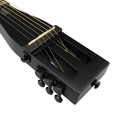 Anygig Travel Guitar Acoustic AGS SE Black (Left Handed) image 3