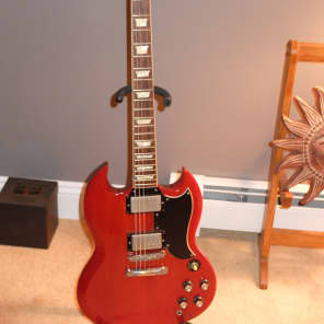 Burny SG '61 Reissue 82 Cherry | Reverb