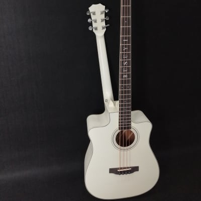 4 Strings Bass /6 Strings Acoustic Double Sided, Double Cutaway Busuyi Double Neck Guitar With Tuner 4 Ports image 1
