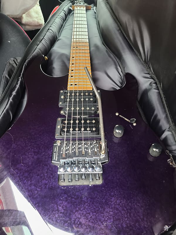 Washburn Mg34 1992 1996 Dark Purple Reverb