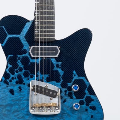 San Lorenzo T-Skin Hybrid Custom Electric Guitar With Case image 7