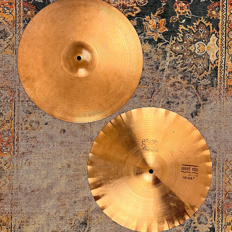 パーカッション・打楽器 paiste sc darksound edge hi hat 14 Paiste 14 inch Signature Sound Edge Hi-hat Cymbals | Sweetwater