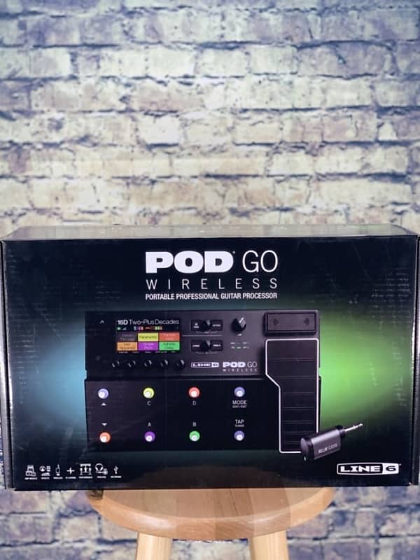 Line 6 POD Go Wireless Guitar Multieffects Floor Processor Reverb