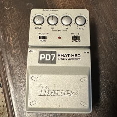 Ibanez PD7 PHAT-HED ベースオーバードライブ Ibanez PD7 Phat-Hed Bass Overdrive - Effects Pedals