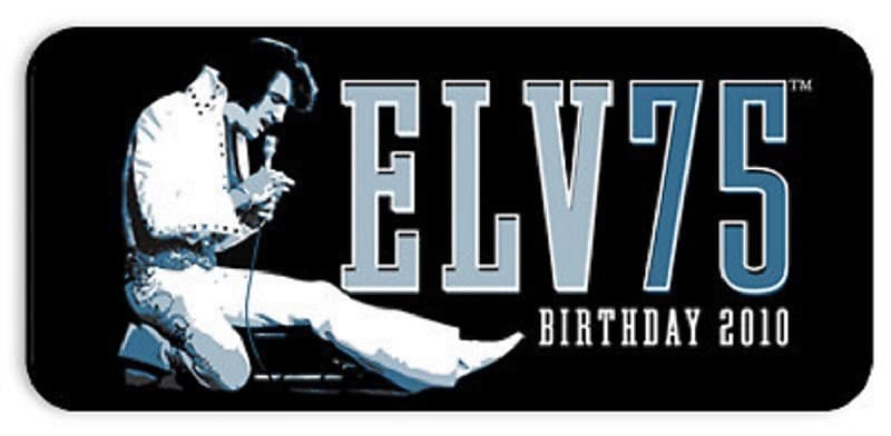 Dunlop Elvis Presley Birthday 75th Anniversary Guitar Picks w/ Tin image 1