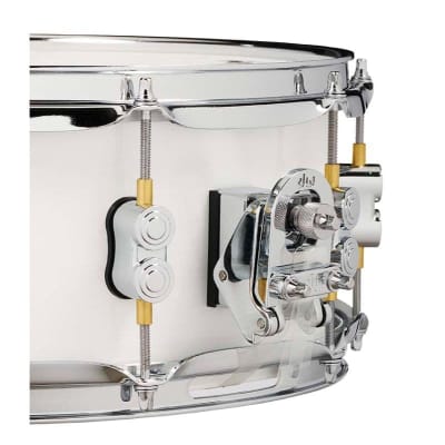PDP Concept Series Maple Snare, 5.5x14, Pearlescent White w/Chrome Hw image 2