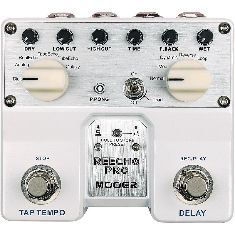Mooer Reecho Pro Digital Delay Guitar Effects Pedal TDL-1 image 1