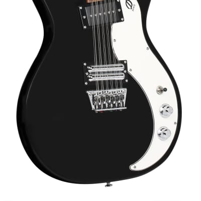 Danelectro 59X12 12-string Electric Guitar - Black image 2