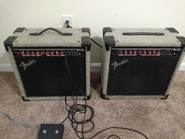 Fender m80 amp for clearance sale