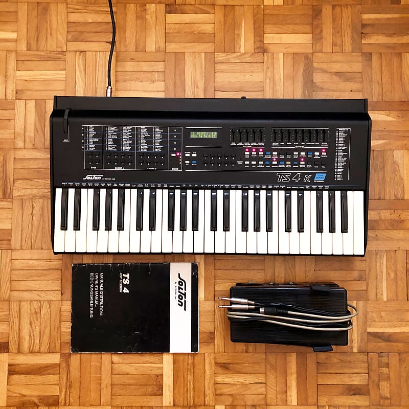 ☆ January Sale! ☆ Solton TS4K (1989) Synth & Drums + pedal & manual! Brother of the Programmer 24! image 1