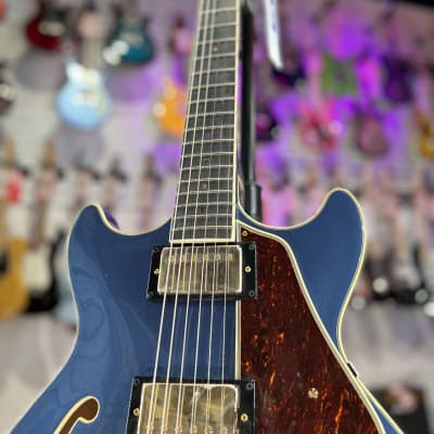 Ibanez Artcore Expressionist AMH90 Hollowbody - Prussian Blue Metallic Auth Dealer Free Shipping 045 image 5