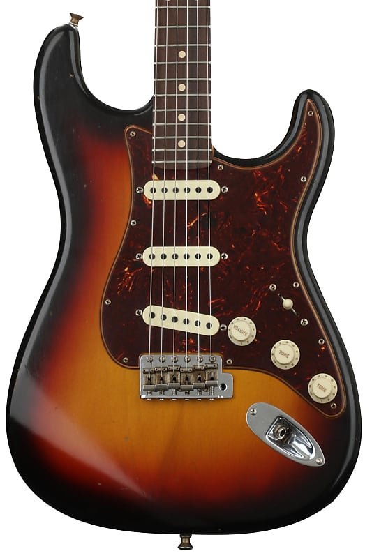 Fender Custom Shop Postmodern Journeyman Relic Stratocaster - 3-Color Sunburst with Rosewood Fingerboard image 1