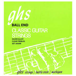 GHS 2050W Ball End Regular Classical Guitar Strings - High Tension
