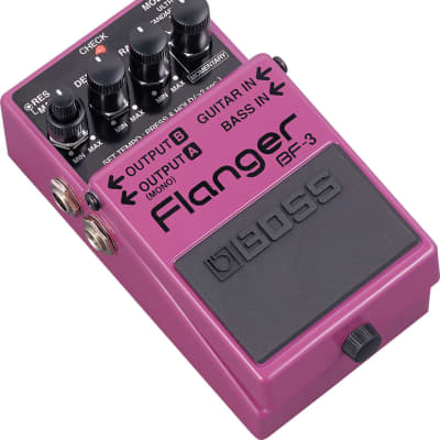 Boss BF-3 Flanger (Dark Gray Label) - Purple image 2
